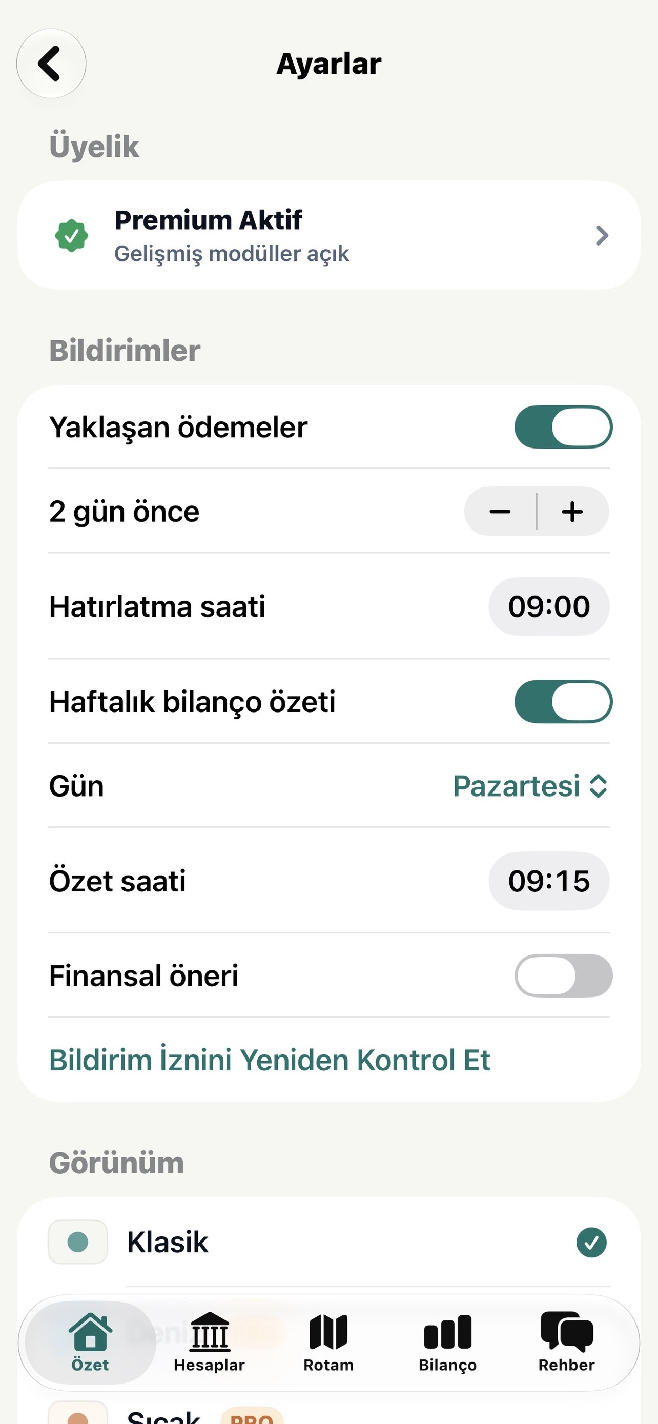 Screenshot 7 of Kişisel Bilanço Asistanım