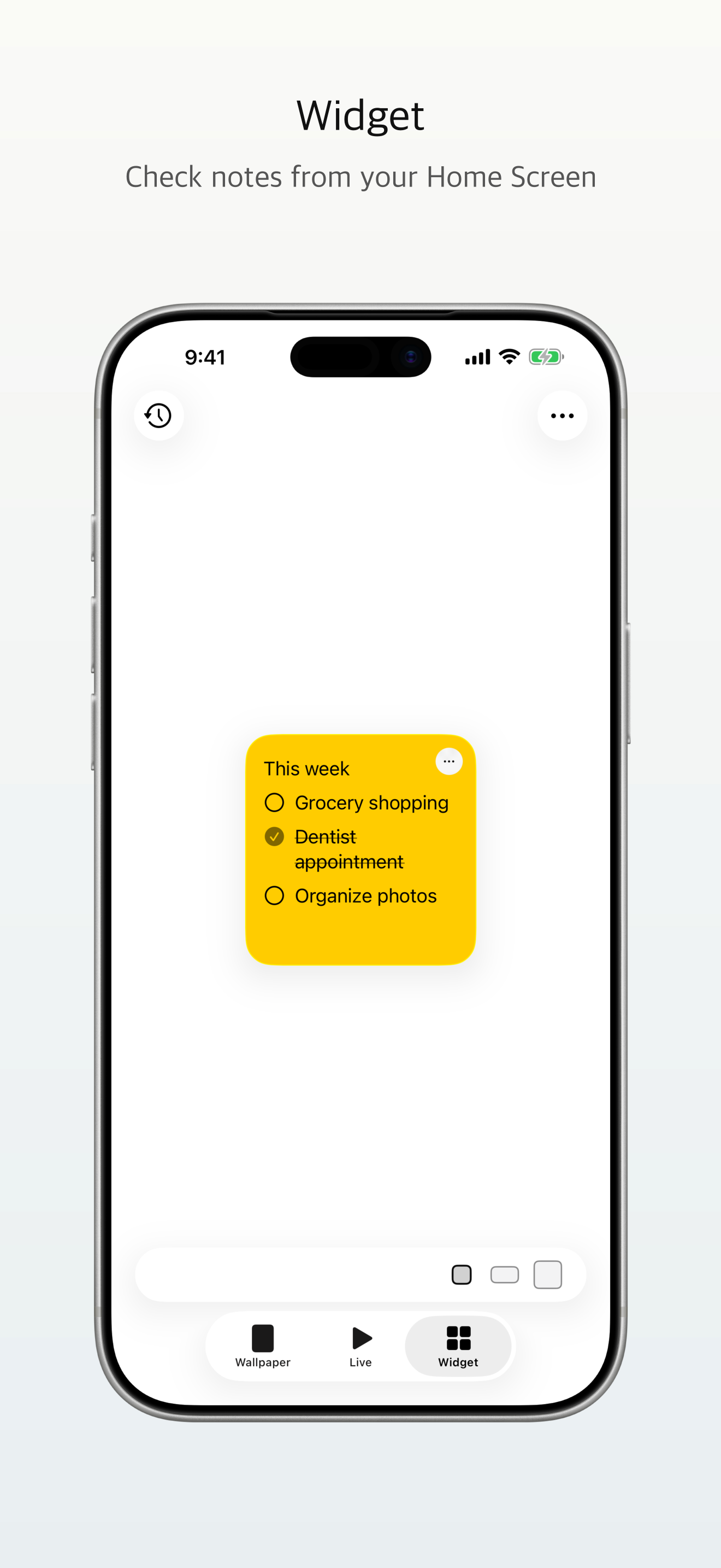 LiveMemo: Lock Screen Sticker