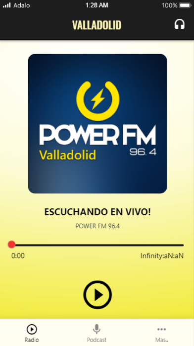 Screenshot #1 pour Power FM valladolid