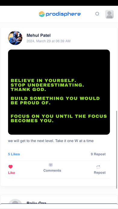 Prodisphere iPhone screenshot 2 - Sports app