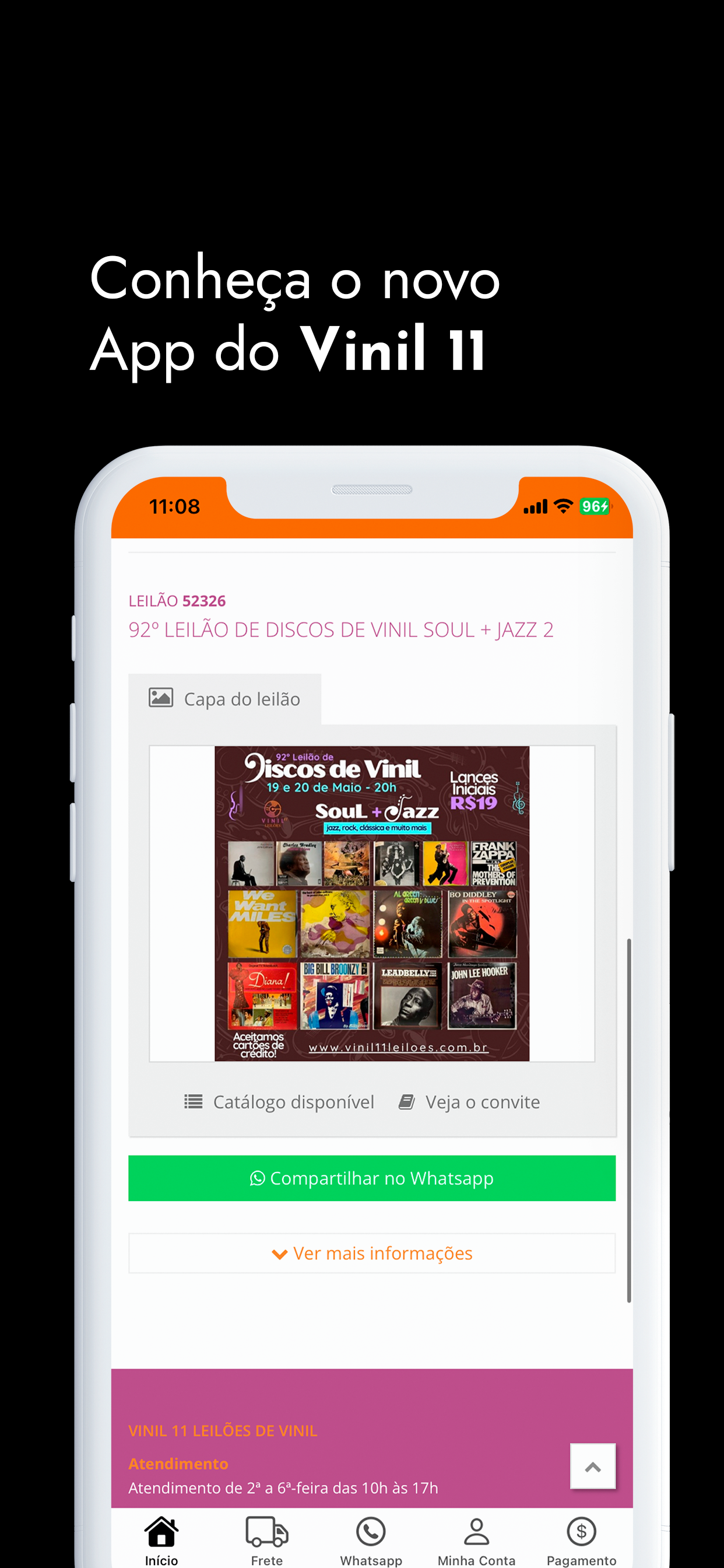 Vinil 11 Leilões screenshot 3