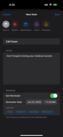 VA Disability Calc & Track screenshot