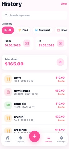 Pare: Expense Tracker Screenshot 3 of 5
