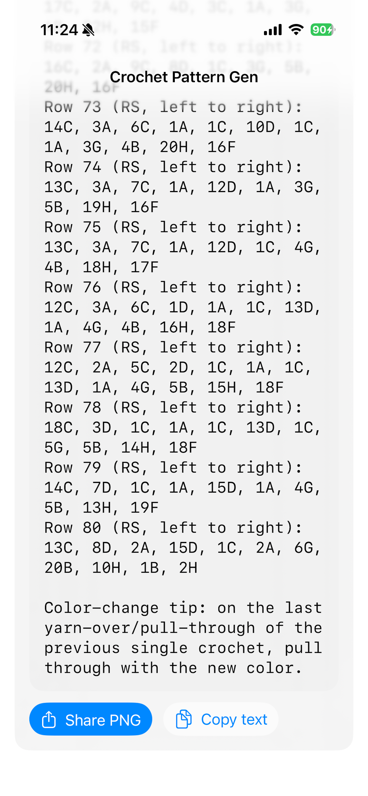 Crochet Pattern Generator
