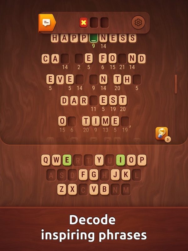 Colorwood Words - Cryptogram screenshot 10