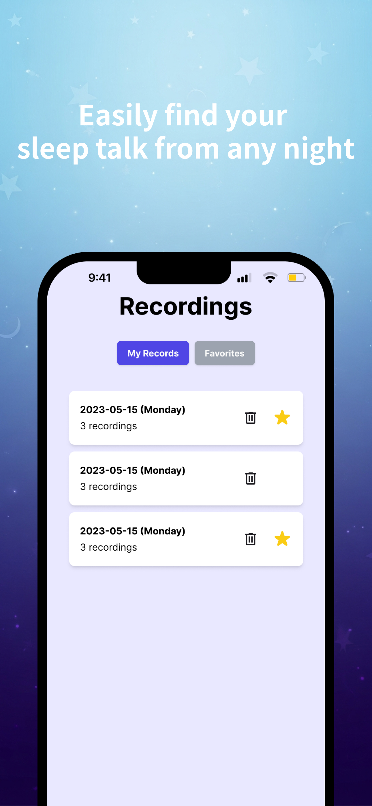 SleepTalk screenshot 2