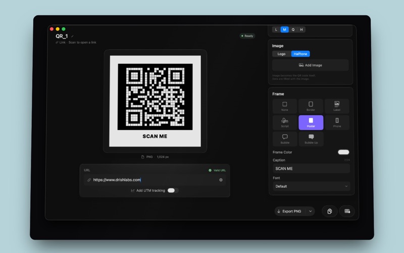 QR Code Generator – QR Craft iPhone screenshot