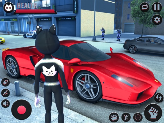 Screenshot #5 pour Super Spider Cat Hero Game 3D