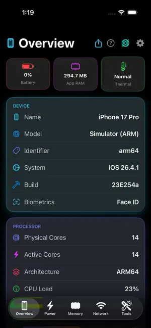 SysScope screenshot 1