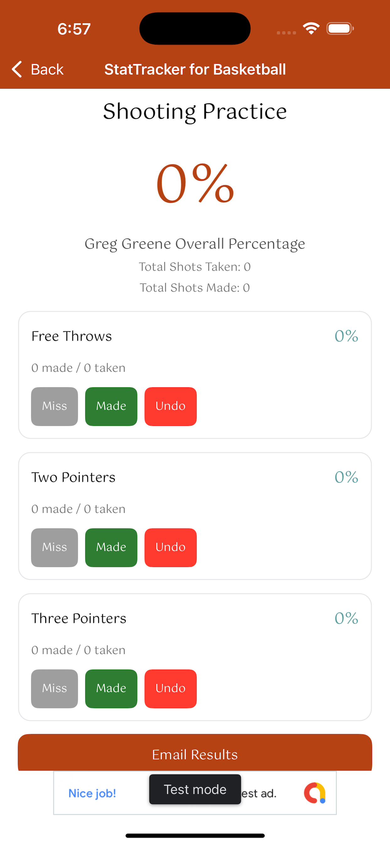 StatTracker For Basketball screenshot 2