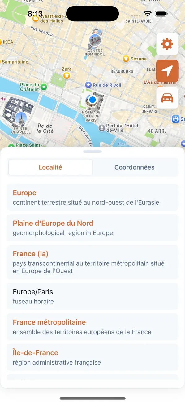 Screenshot #1 pour Où suis-je?.