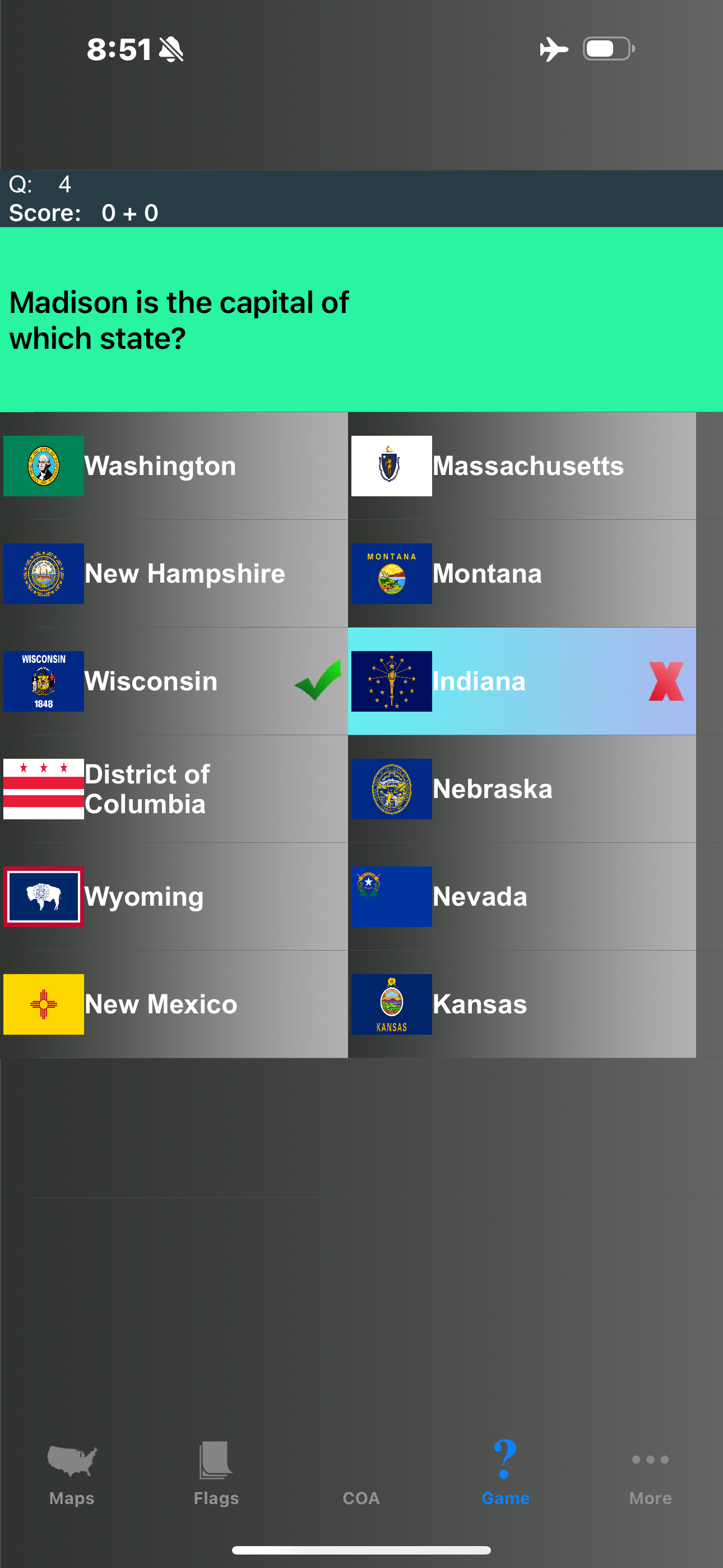 US State Maps and Flags