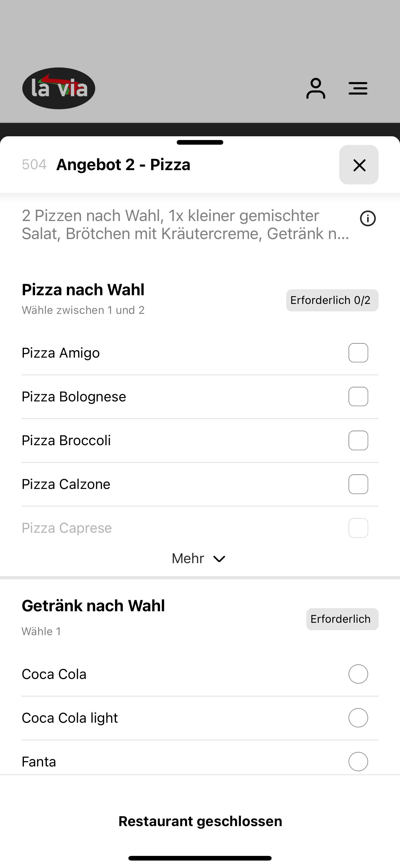 Pizzeria La Via screenshot 4