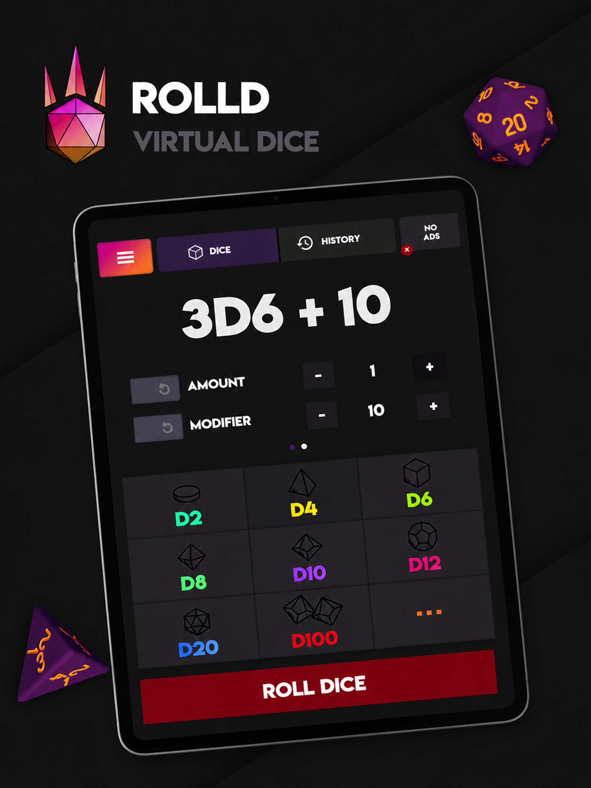 Rolld Virtual Dice screenshot 6