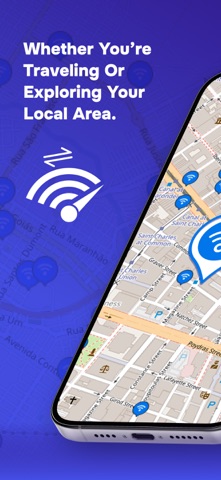 WiFi Map Connection iPhone screenshot