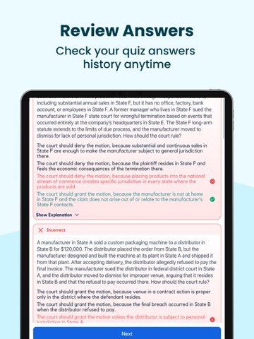 BAR Exam Prep 2026 iPad screenshot