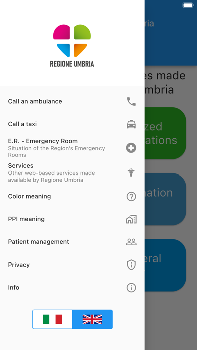SanitApp - Regione Umbria Screenshot