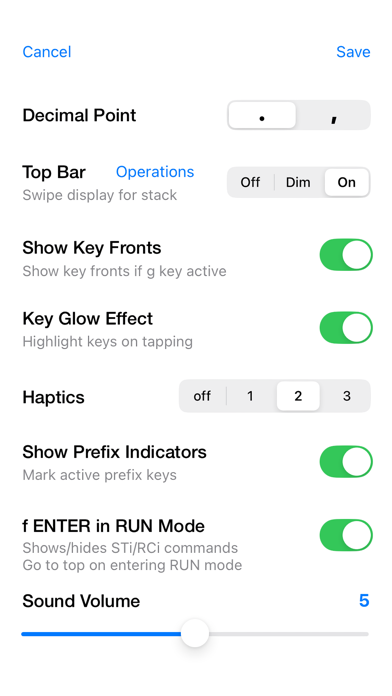 RPN-32 CE iPhone screenshot 6 - Productivity app