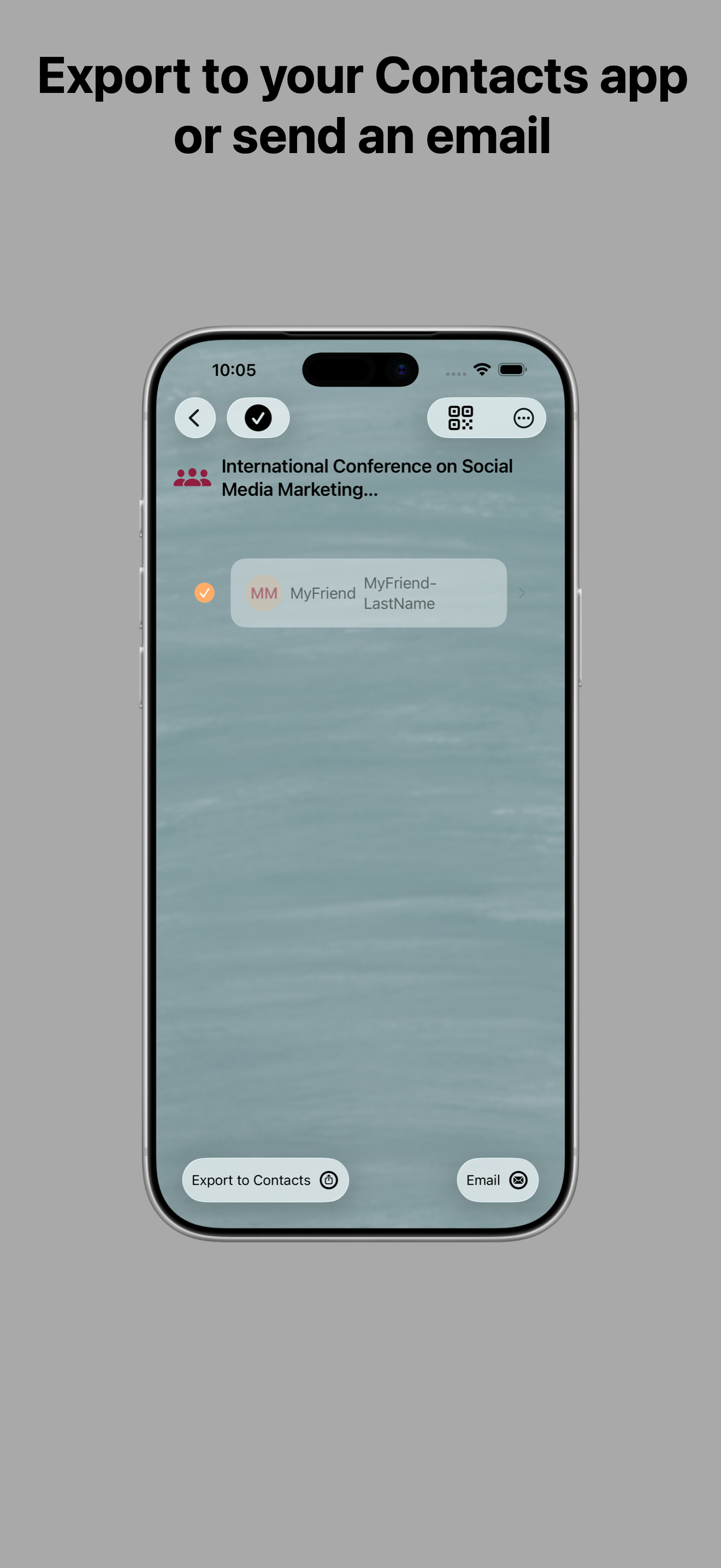 EventContacts screenshot 7