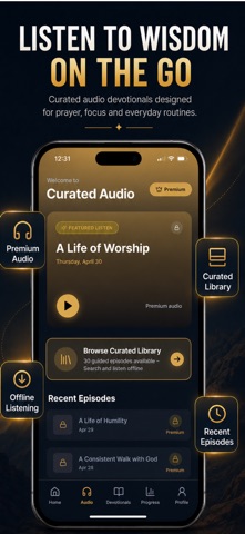 Daily Devotional for Men iPhone screenshot