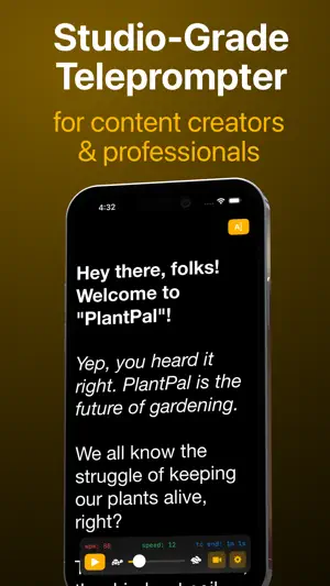 Telepromptr screenshot 1