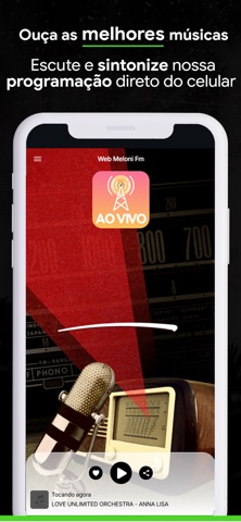 Web Meloni FM screenshot