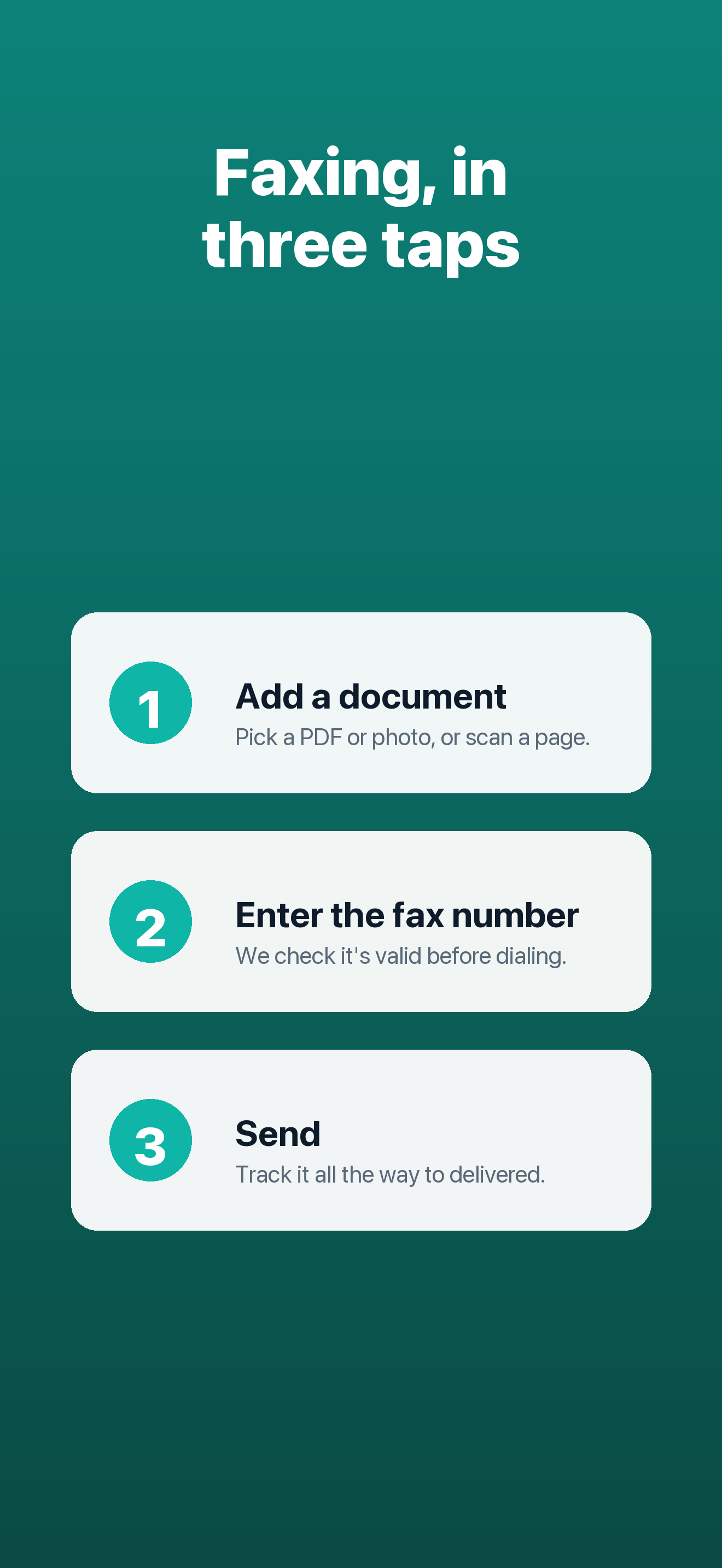 Faxly: Private Fax from Phone screenshot 3