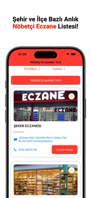 Nöbetçi Eczane Türkiye 7/24 screenshot 2