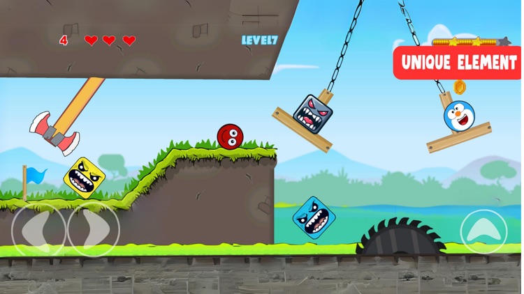 Plants Ball 5 - Red Ball Game screenshot-4