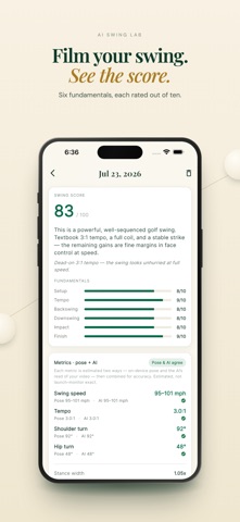 Par Card: Golf GPS & AI Coach iPhone screenshot