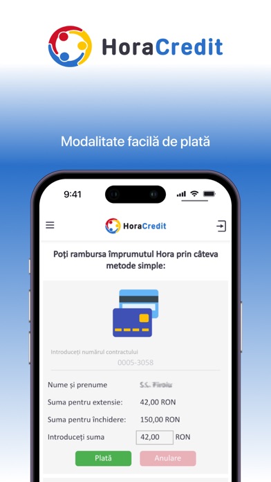 HoraCredit Screenshot