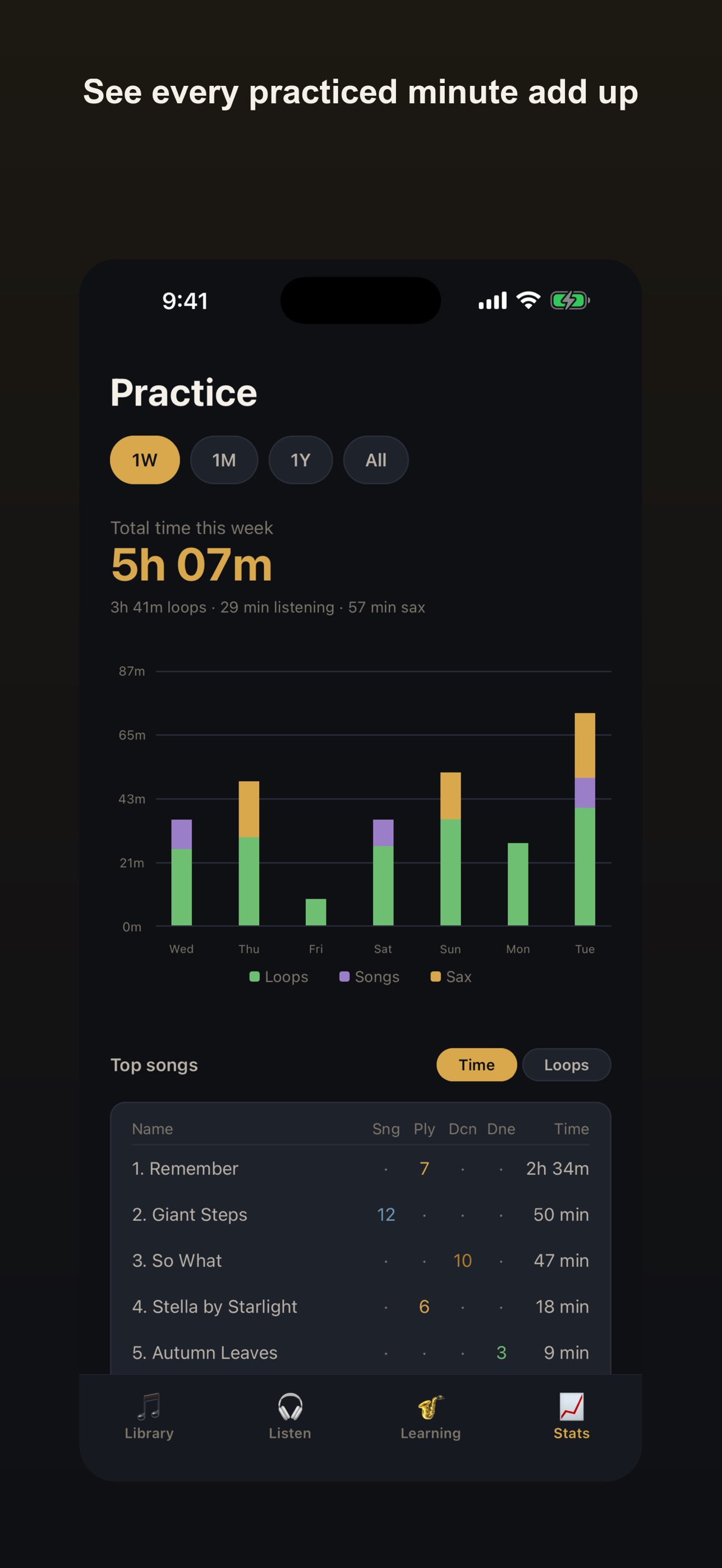 Screenshot 8 of Woodshed: Jazz Practice Loops