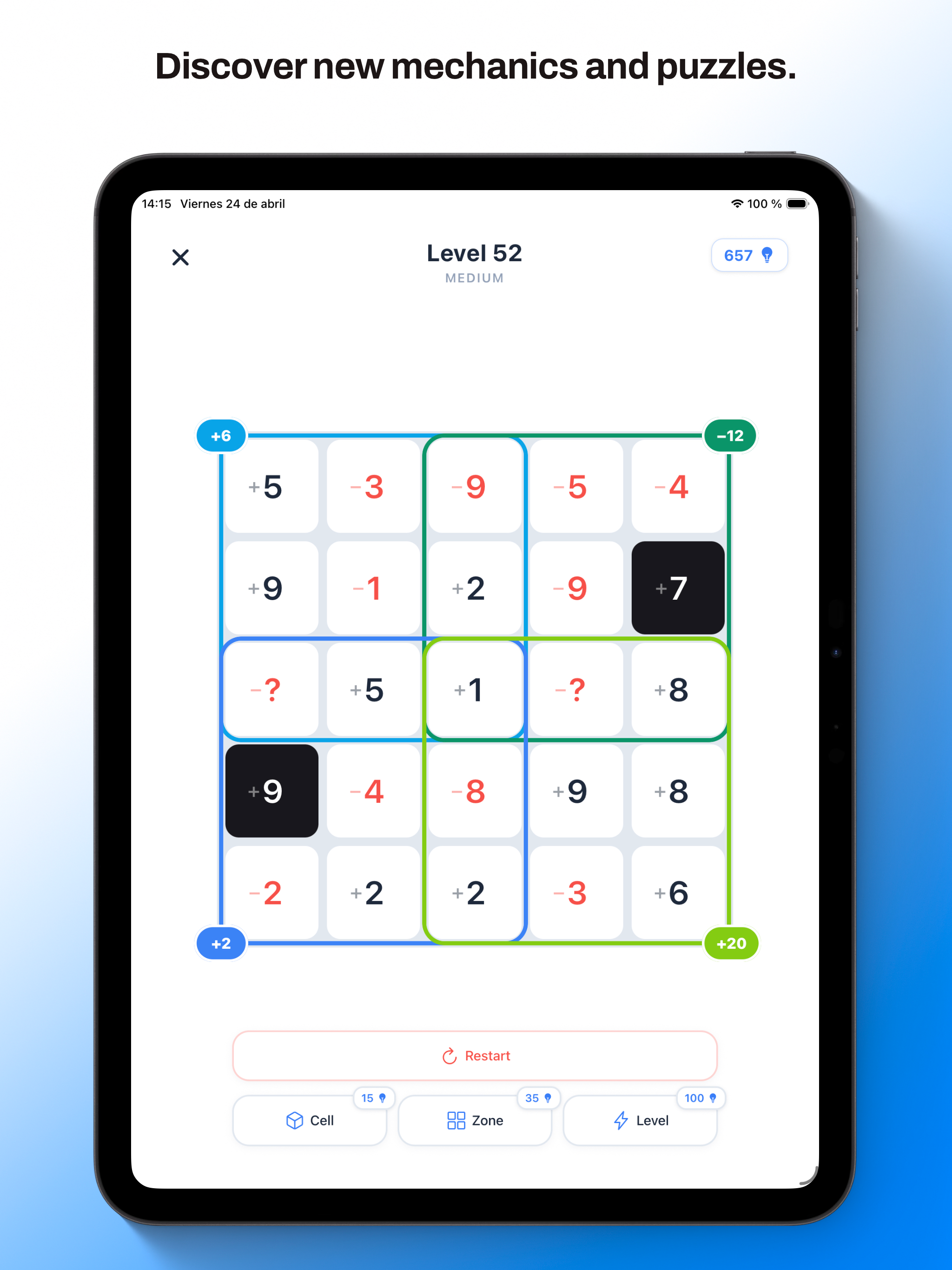 Zeroki: Math Puzzle Game