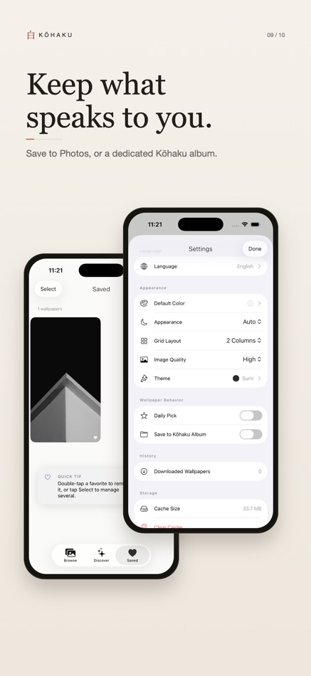 #9. Kōhaku : AI Wallpaper. No Ads (iOS) Por: Aneesh Pradeep