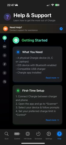 Chargie - phone charge limiter screenshot