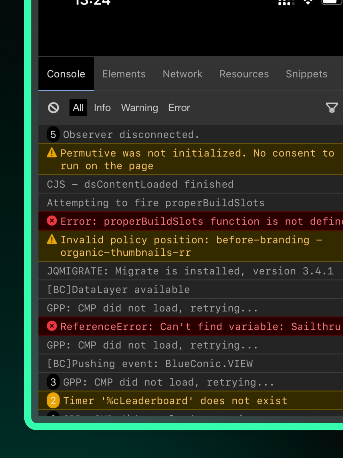 Web Inspector & Dev Tools ipad screenshot 3