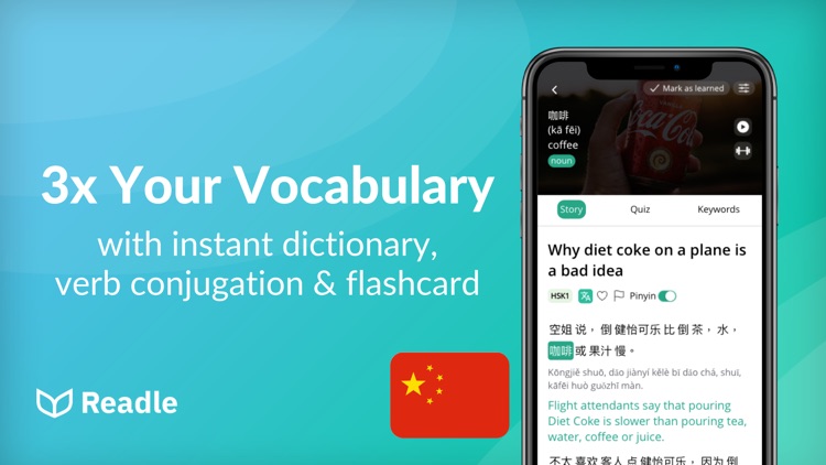 Learn Mandarin Chinese: Readle