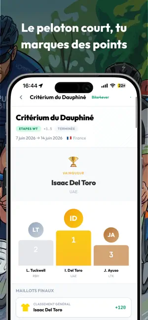 L'Échappée Cyclisme screenshot 4