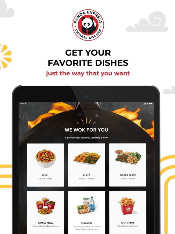 Panda Express iPad screenshot 4 - Food & Drink app