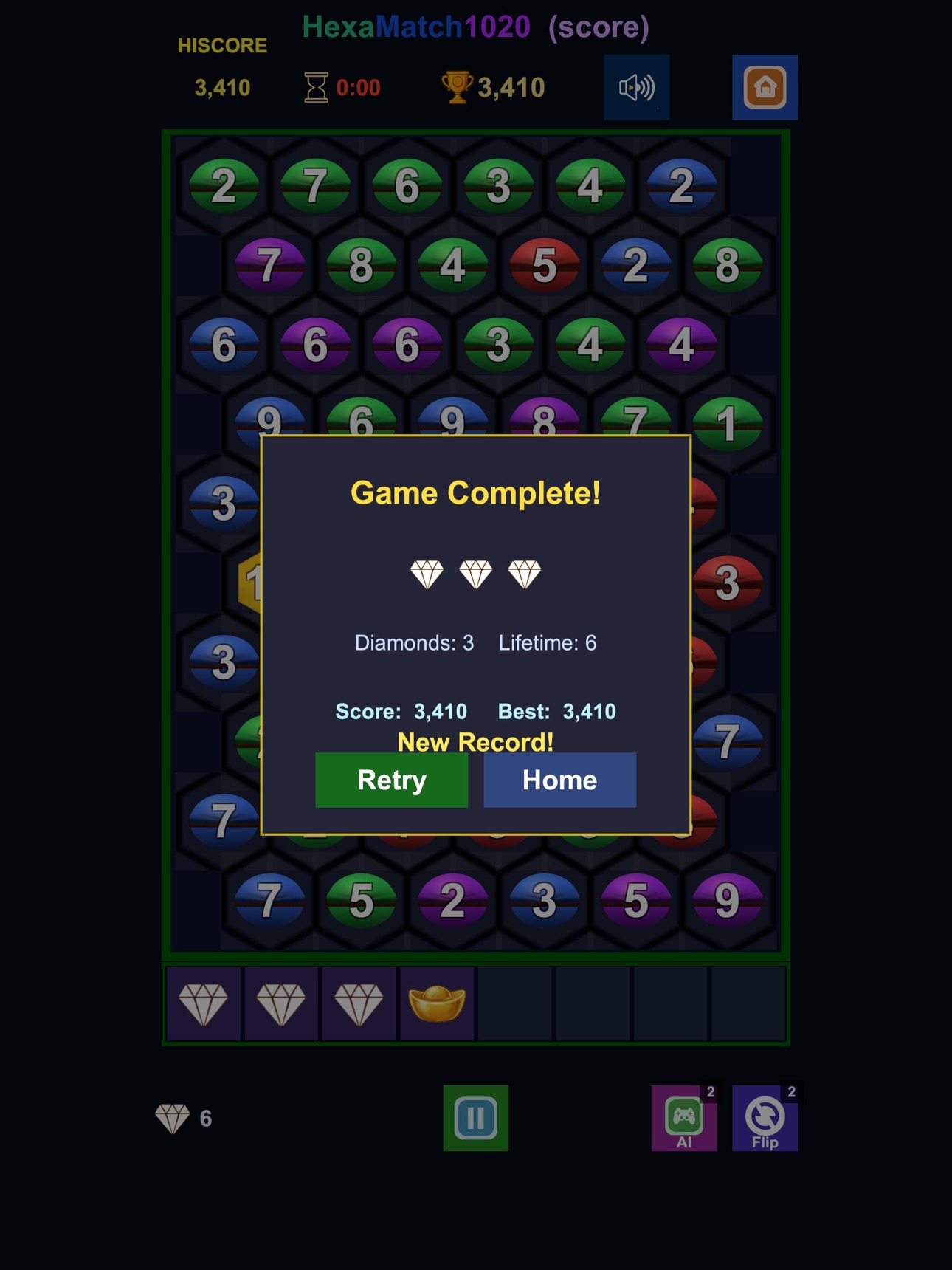Screenshot 4 of HexaMatch1020: Number Match