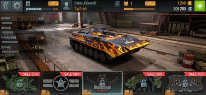 Modern Tanks: Mobile Warfare screenshot 3