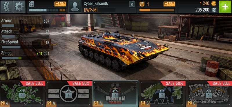 Modern Tanks: Mobile Warfare screenshot 3