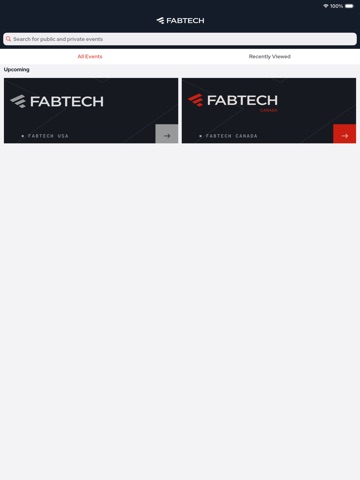 FABTECH Events iPad screenshot