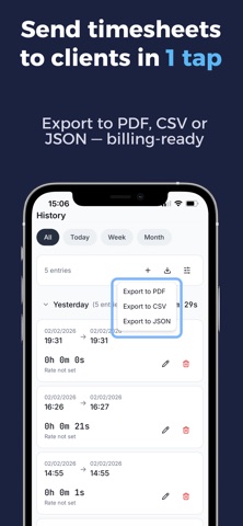 Work Hours Tracker - Stundo Screenshot 4 of 5