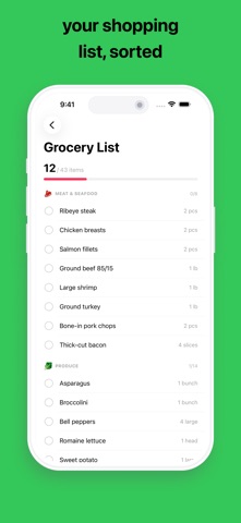 Moment 37: meal planner iPhone screenshot