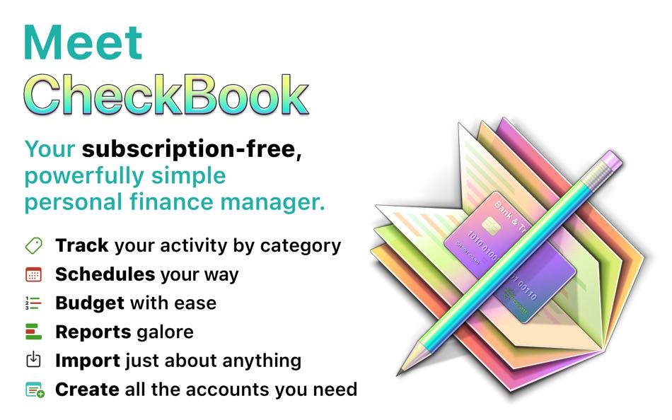 #1. CheckBook 3 (macOS) بواسطة: Splasm Software, Inc.