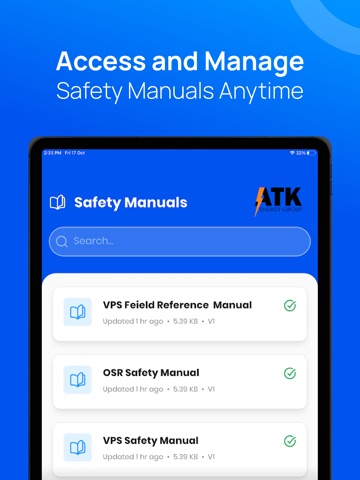 ATK-Forms iPad screenshot