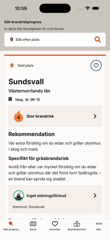 Brandrisk Ute screenshot