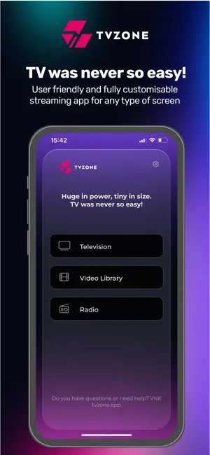 TVZone App screenshot 1