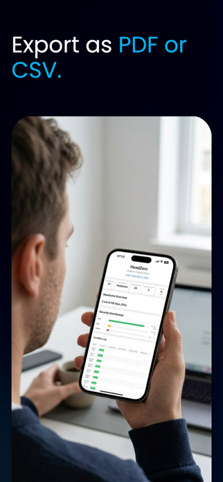 Migraine Tracker – HeadZero Screenshot 2 of 4